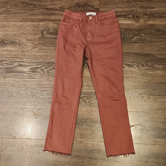 ❤️ NWOT! VERVET HIGH RISE SLIM STRAIGHT ANKLE JEANS, 2 (26) - Picture 4 of 7